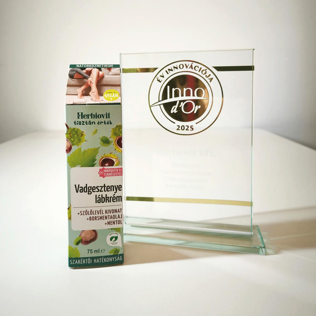 herbiovit év innovációja díjnyertes parabénmentes kozmetikum