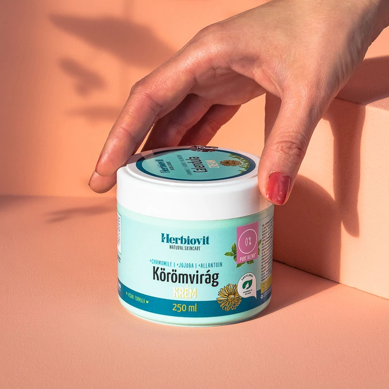 Körömvirág krém érzékeny és kipirosodott bőr ápolására (250 ml)