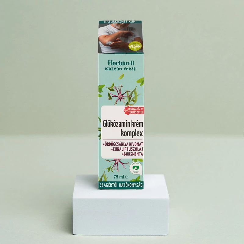 Glükózamin komplex krém tubusban ízületi panaszok ápolására