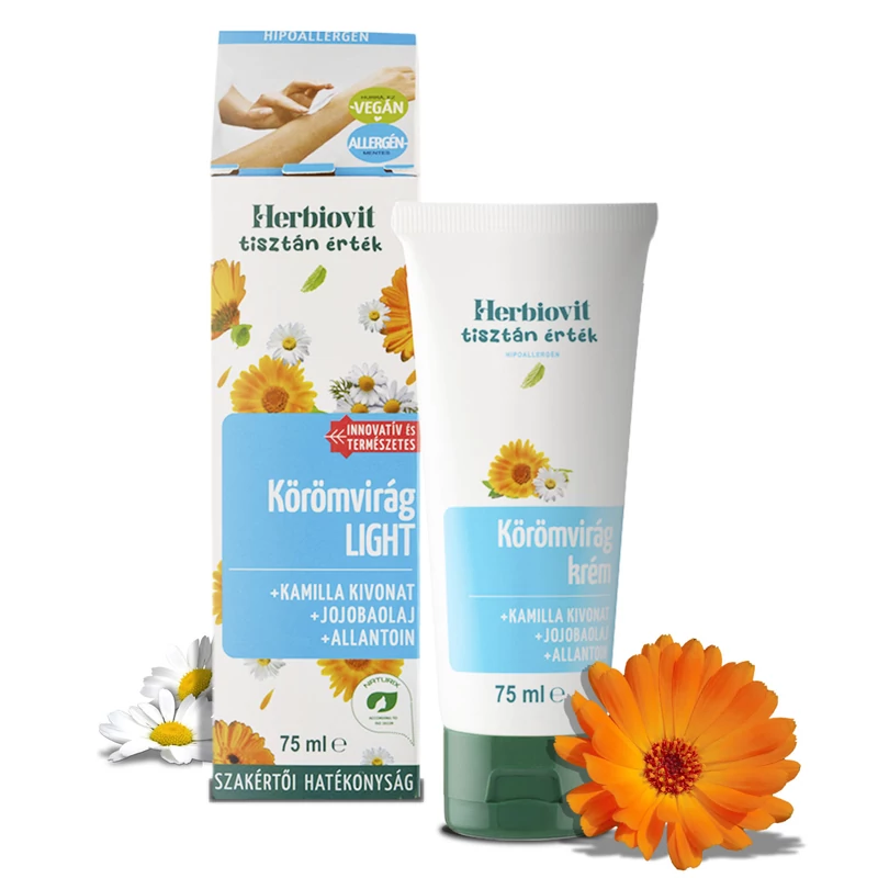hipoallergén krém körömvirág bőrápoló